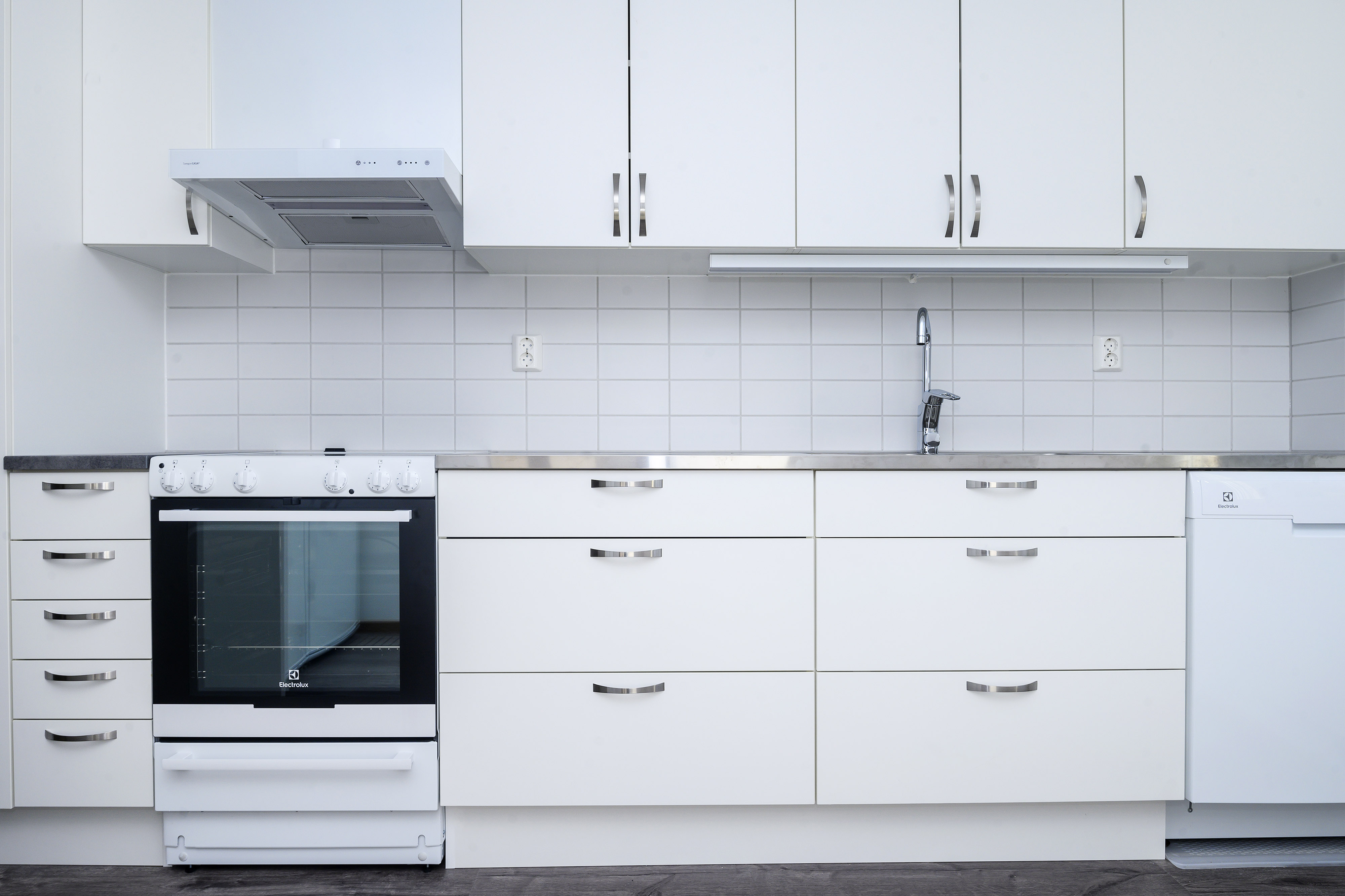 Standard på renoverat kök (diskmaskin är tillval). Observera att detta är en exempelbild.
